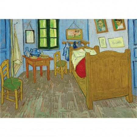 PUZZLE 1000 DELOVA 6000-0838 BEDROOM IN ARLES BY VAN GOGH 