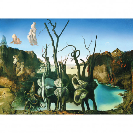 PUZZLE 1000 DELOVA 6000-0846 SWANS REFLECTING ELEPHANTS 
