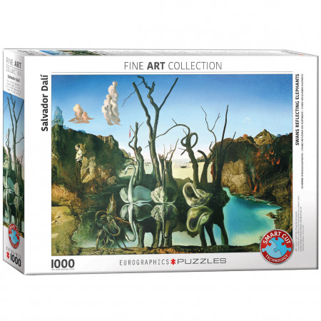 PUZZLE 1000 DELOVA 6000-0846 SWANS REFLECTING ELEPHANTS 