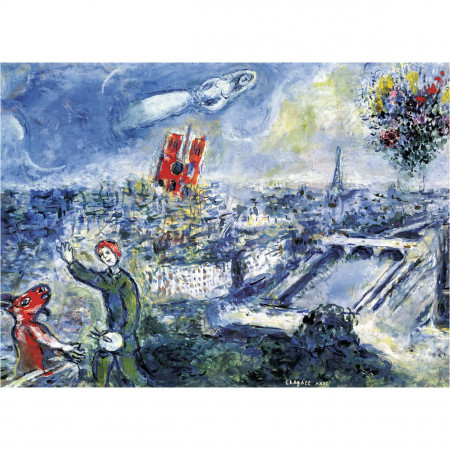 PUZZLE 1000 DELOVA 6000-0850 LE BOUQUET DE PARIS BY CHAGALL 