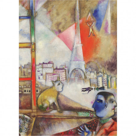 PUZZLE 1000 DELOVA 6000-0853 PARIS THROUGH THE WINDOW 