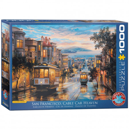 PUZZLE 1000 DELOVA 6000-0957 SAN FRANCISCO CABLE CAR HEAVEN 