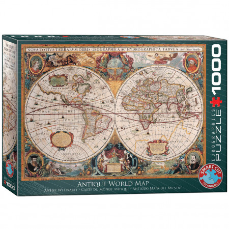 PUZZLE 1000 DELOVA 6000-1997 ORBIS GEOGRAPHICA WORLD MAP 