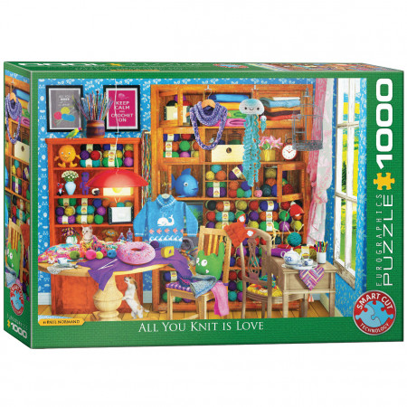 PUZZLE 1000 DELOVA 6000-5405 ALL YOU KNIT IS LOVE BY PAUL N 