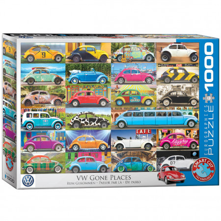 PUZZLE 1000 DELOVA 6000-5422 VW BEETLE - GONE PLACES 