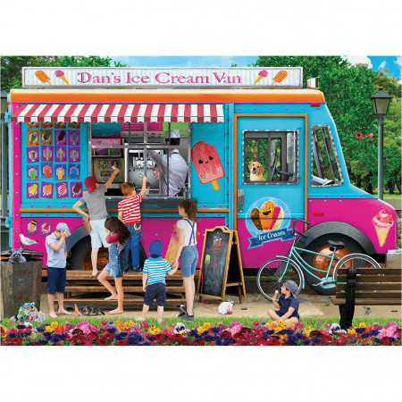 PUZZLE 1000 DELOVA 6000-5519 DAN'S ICE CREAM VAN P.NORMAND 