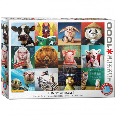PUZZLE 1000 DELOVA 6000-5524 FUNNY ANIMALS BY L. 