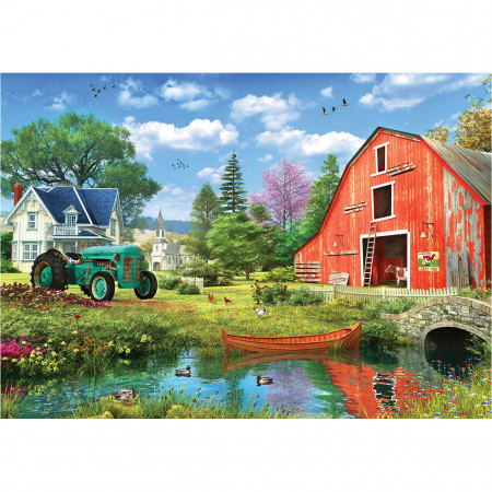 PUZZLE 1000 DELOVA 6000-5526 THE RED BARN BY DOMINIC DAVISON 
