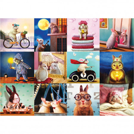 PUZZLE 1000 DELOVA 6000-5693 FUNNY BUNNIES 