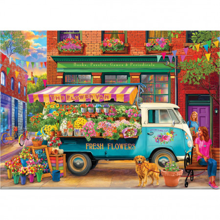 PUZZLE 1000 DELOVA 6000-5917 VW - THE FLOWER VAN BY BIGELOW 