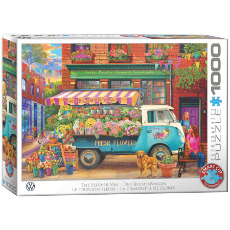 PUZZLE 1000 DELOVA 6000-5917 VW - THE FLOWER VAN BY BIGELOW 