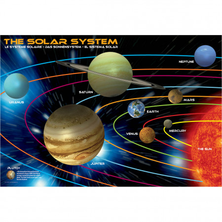 PUZZLE 100 DELOVA  6100-1009 THE SOLAR SYSTEM 