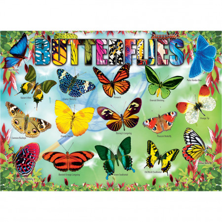 PUZZLE 100 DELOVA  6100-5485 BUTTERFLIES 
