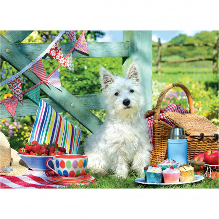 PUZZLE 500 DELOVA  6500-5461 SCOTTIE DOG PICNIC 