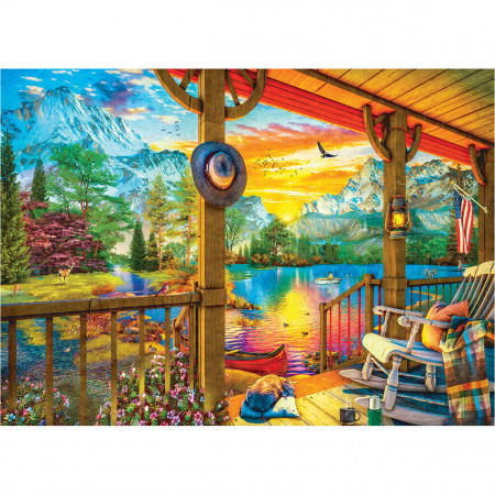 PUZZLE 500 DELOVA  6500-5884 EARLY MORNING FISHING 