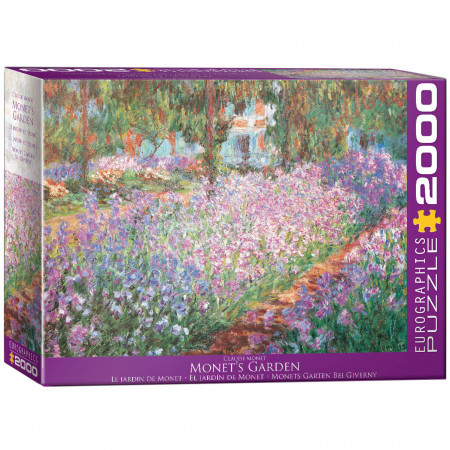 PUZZLE 2000 DELOVA 8220-4908 MONET'S GARDEN BY CLAUDE MONTE 