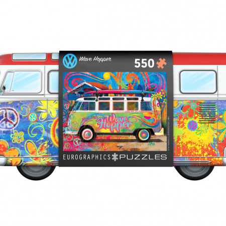 PUZZLE 550 DELOVA 8551-5561 VW BUS TIN WITH PUZZLE 