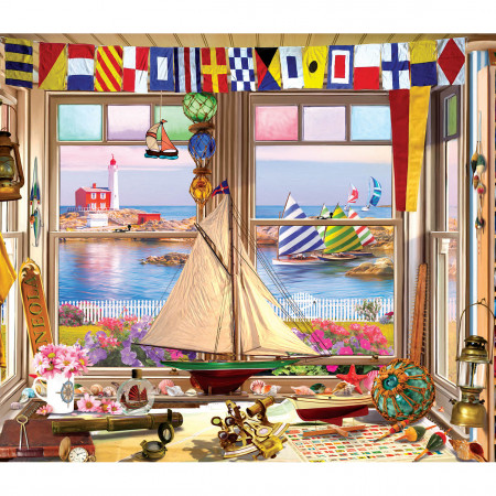 PUZZLE 550 DELOVA 8551-5995 LIGHTHOUSE TIN 