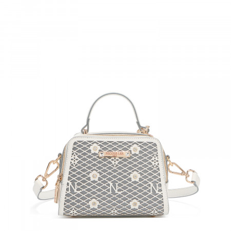 TORBA NICOLE LEE LSR17285 WHITE SS2025 