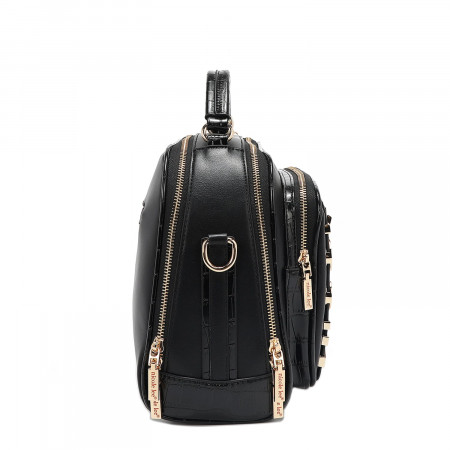 TORBA NICOLE LEE P17202 LOGO BLACK SS2025 