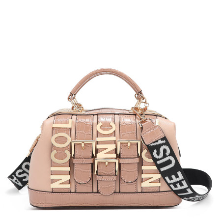 TORBA NICOLE LEE P17208 LOGO NUDE SS2025 