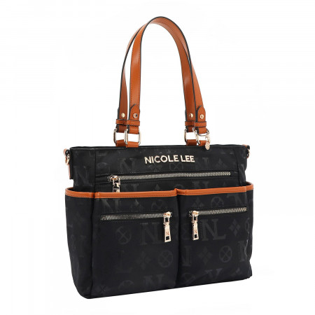 TORBA NICOLE LEE N17226 BLACK SS2025 