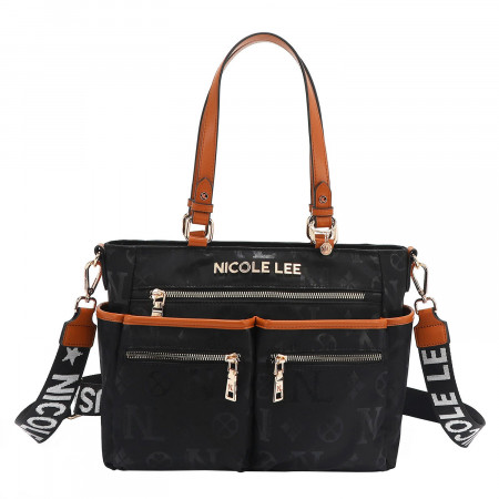 TORBA NICOLE LEE N17226 BLACK SS2025 