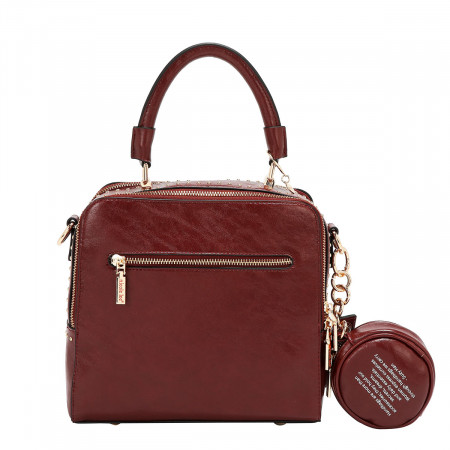 TORBA NICOLE LEE EMB17451 WINE 
