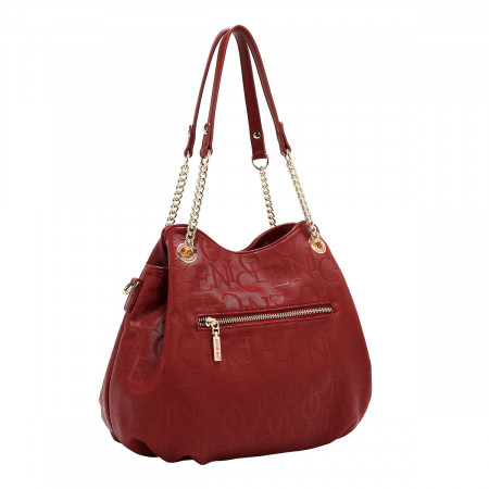 TORBA NICOLE LEE EMB17512 BURGUNDY 