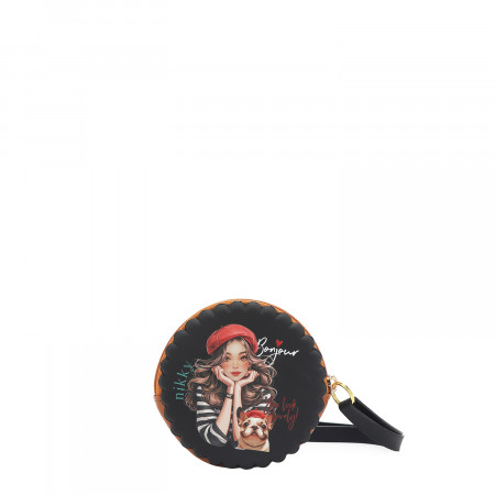 TORBA NIKKY NK25011 ESSENCE OF YOU-BLACK SS2025 