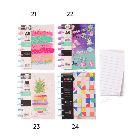 NOTES A5 100LISTA MGQA5-007 