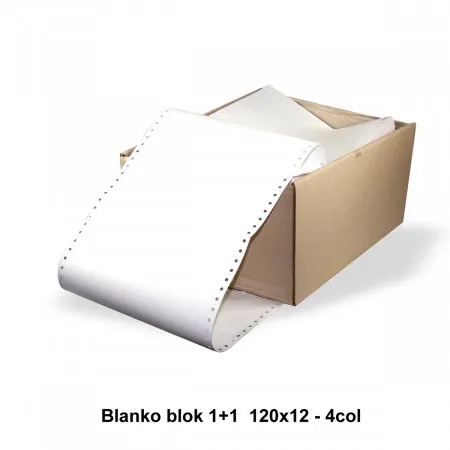 BLANKO BLOK 120x12/4col 1+1 