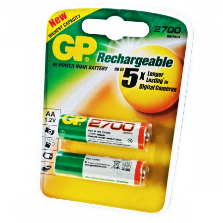 BATERIJE GP 2/1 2700mAh AA PUNJIVA 