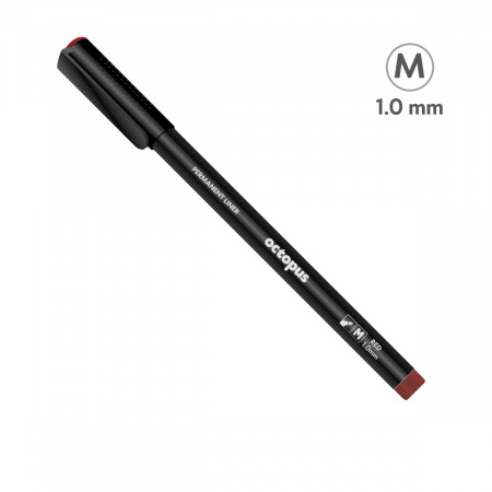 LINER CRVENI PERMANENT 1.0mm M OCTOPUS UNL-0793 