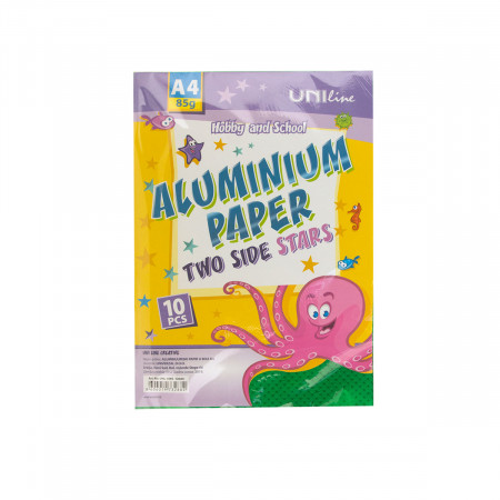 DEKORATIVNI PAPIR ALUMINIJUMSKI 10/1 PLAVI UNL-1094 