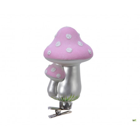 DEKORATIVNI UKRAS PEČURKA 6X12CM CRVENA 123379 