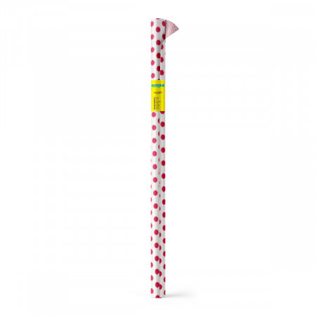 PAPIR KREP 50x200cm TUFNE BELO CRVENI OCTOPUS UNL-1504 