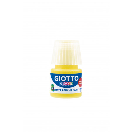 BOJA AKRILNA ŽUTA GIALLO 25ML GIOTTO DECOR 538102 