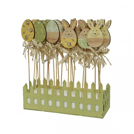 FIGURA USKRŠNJA NA ŠTAPIĆU DRVENA 30CM 80.3807 