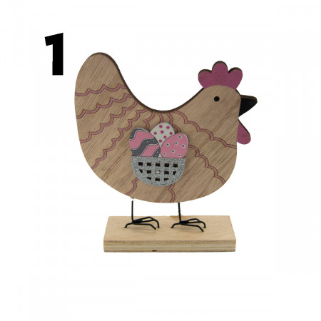 FIGURA USKRŠNJA KOKOŠKA DRVENA 18CM DH9215180 