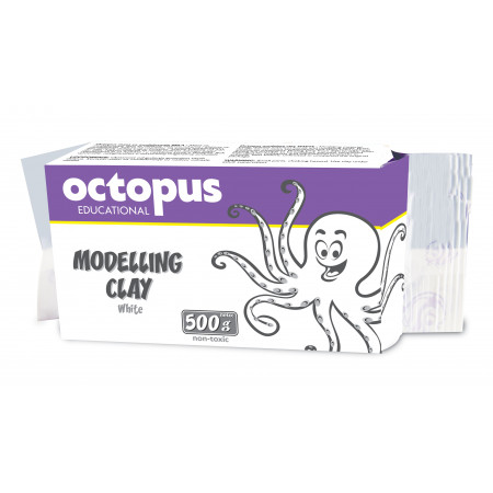 MASA ZA MODELOVANJE BELA 500g OCTOPUS UNL-1983 
