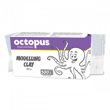 MASA ZA MODELOVANJE BELA 500g OCTOPUS UNL-1983 