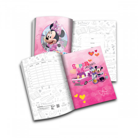 SVESKA A4 SITNI KARO 52L DISNEY 80gr 