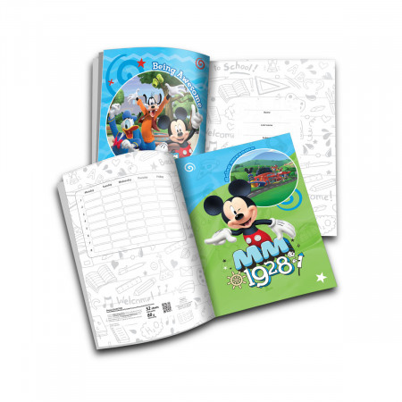 SVESKA A4 SITNI KARO 52L DISNEY 80gr 