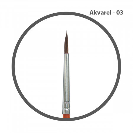 ČETKICA AKVAREL BR.03 MILAN 101 3 80303 