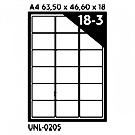 NALEPNICE A4 OCTOPUS 63,5X46,6 100/1 18 NALEPNICA UNL-0205 