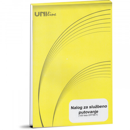BLOK A5 NALOG ZA SLUŽBENO PUTOVANJE UNI-LINE OFFICE 