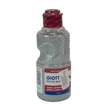 TEMPERA 250ml GIOTTO SREBRNA SA ŠLJOKICAMA 531202 