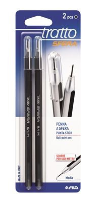 HEMIJSKA OLOVKA 2/1 CRNA TRATTO SFERA BLISTER 0036903 