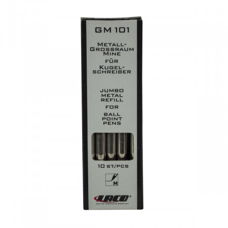 ULOŽAK ZA HEMIJSKU OLOVKU PARKER CRNI 10/1 METAL LACO 
